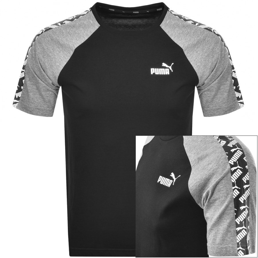 Alternative Image for ProductPuma Amplified Raglan T Shirt Black1